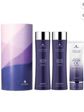 Alterna Haircare CAVIAR Moisture Holiday Kit Shampoo Conditioner CC Cream New